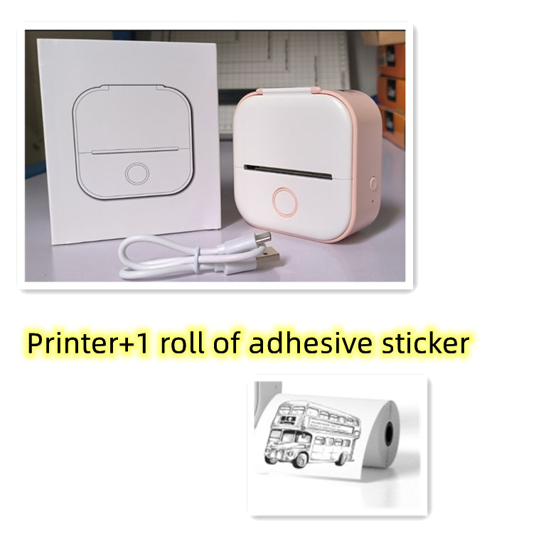 Mini Thermal Label Printer – Bluetooth & Portable