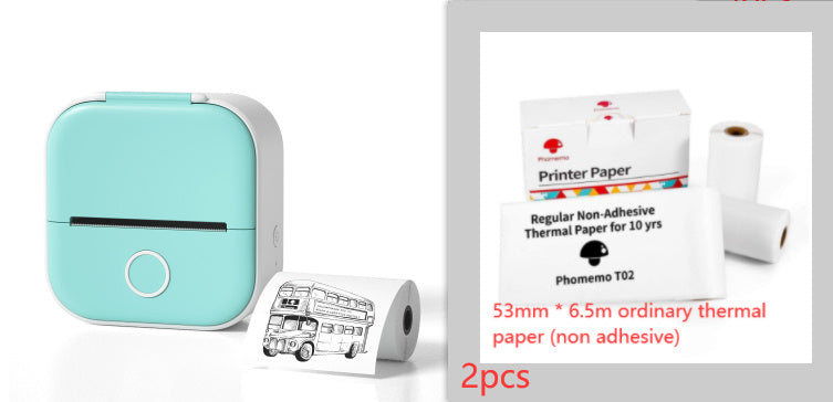 Mini Thermal Label Printer – Bluetooth & Portable