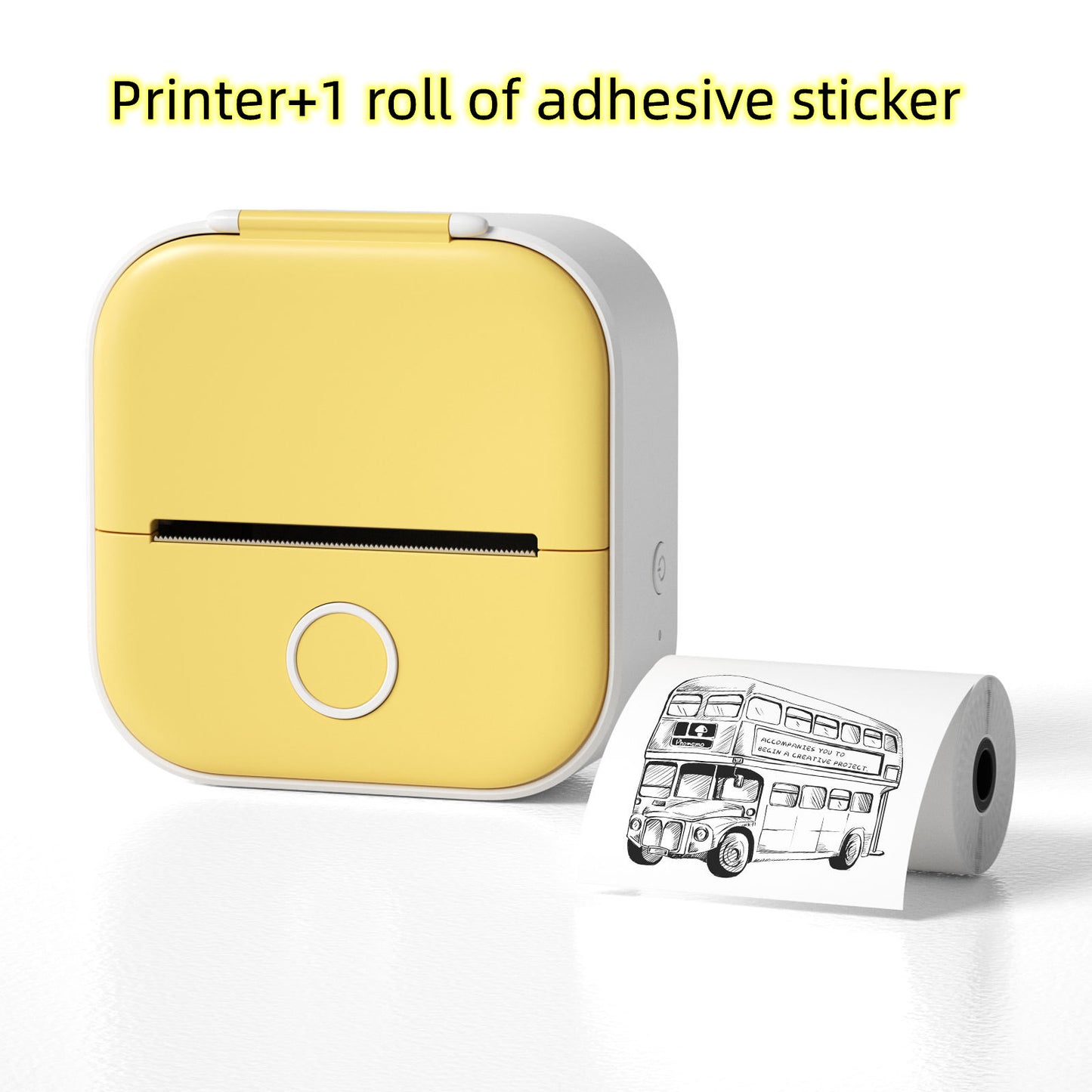 Mini Thermal Label Printer – Bluetooth & Portable
